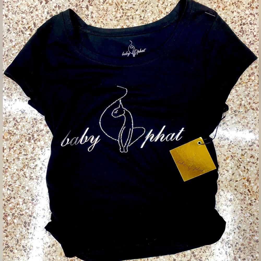 Baby Phat Black Short Sleeve Tee